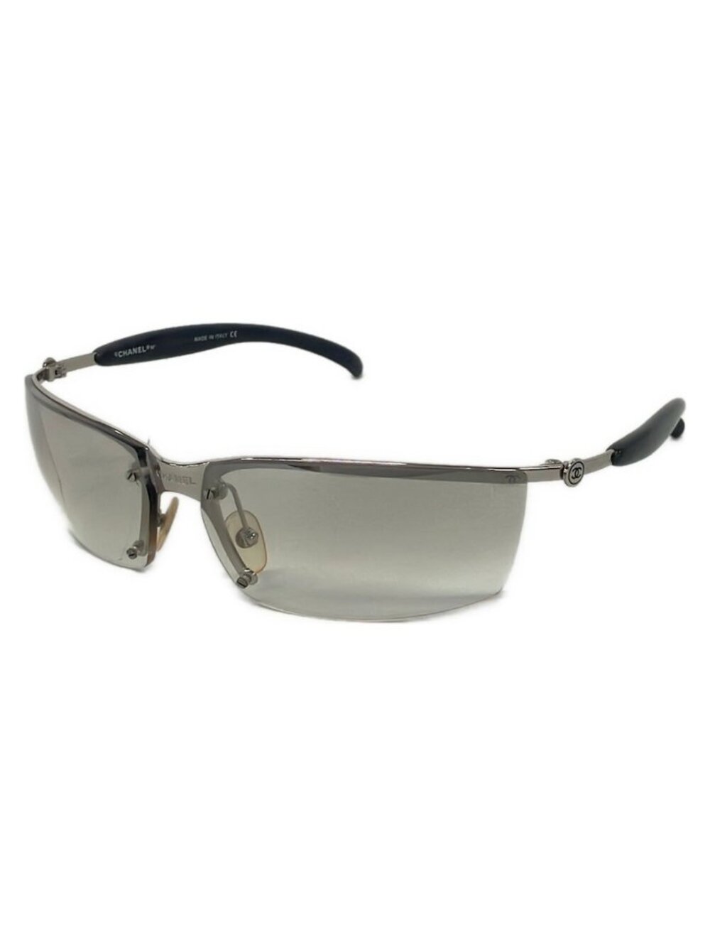 Chanel Sunglasses Gray Black Eyewear